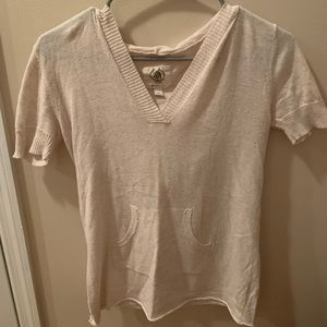 Cream Short Sleeve Shirt